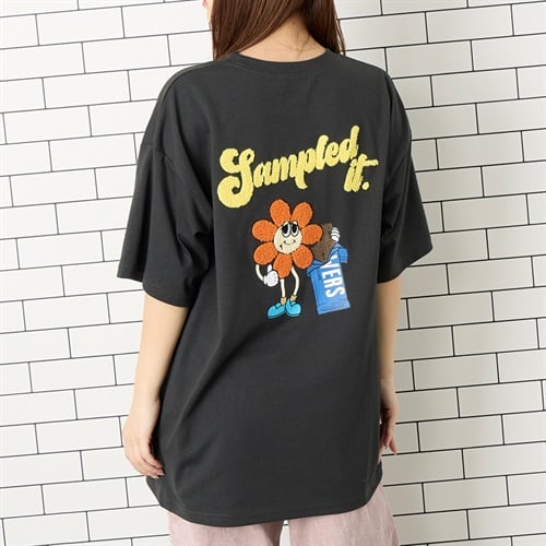花サガラチョコTシャツ Doublefocus (ダブルフォーカス)(チャコ－ルグレ－-M)