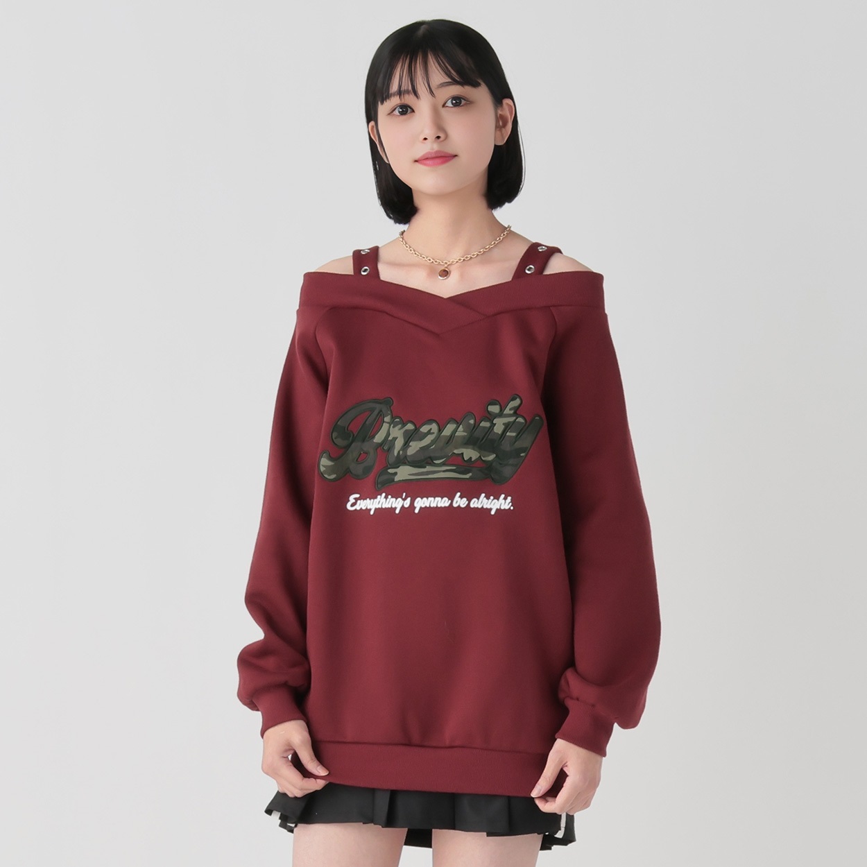 裏起毛肩ベルトプルオーバー レディス Doublefocus(ダブルフォーカス