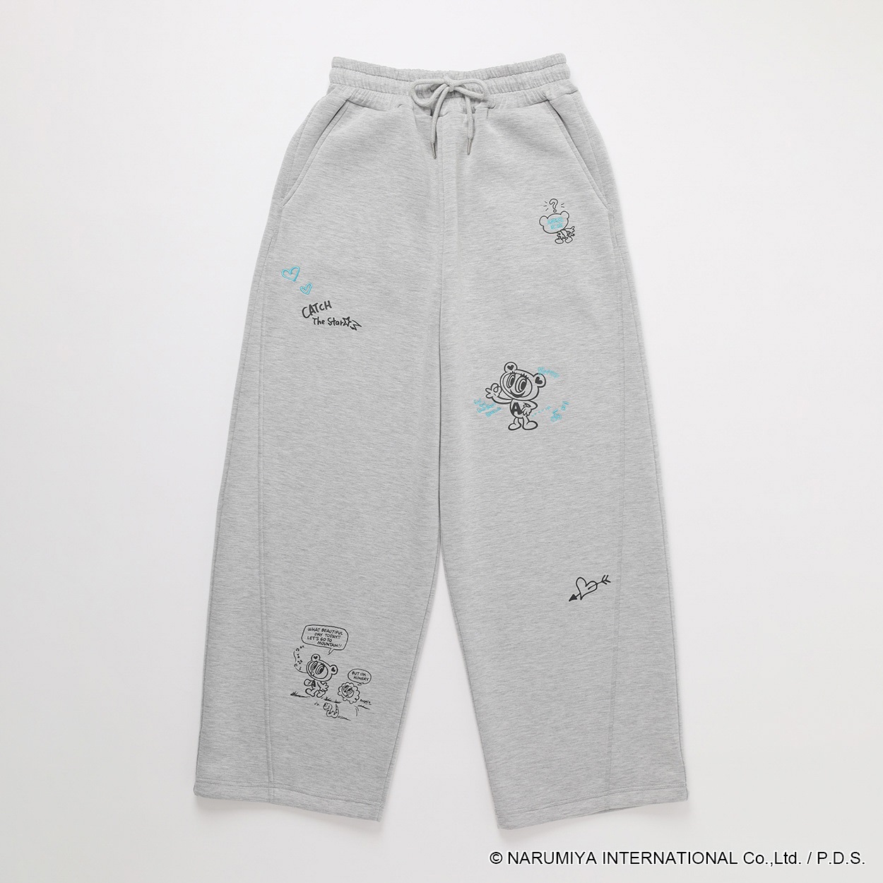 エンジェルブルースウェットパンツ レディス Doublefocus(ダブル