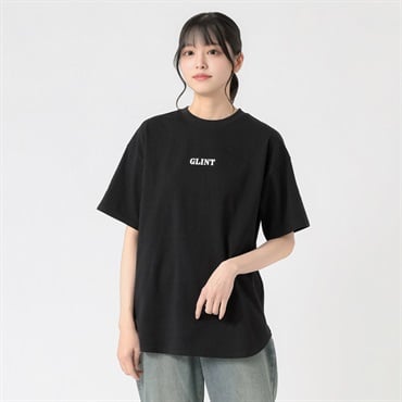裾ラウンド無地Ｔシャツ レディス Doublefocus(ダブルフォーカス)(クロ-S)