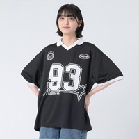 メッシュナンバリングプルオーバー レディス Doublefocus(ダブルフォーカス)(クロ-S)