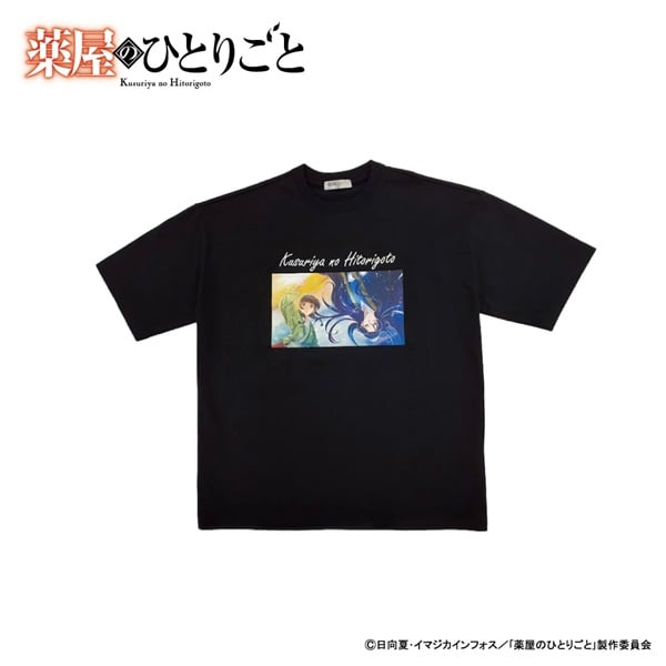 Tシャツ　薬屋のひとりごと　A  ユニセックス Doublefocus(ダブルフォーカス)(クロ-S)