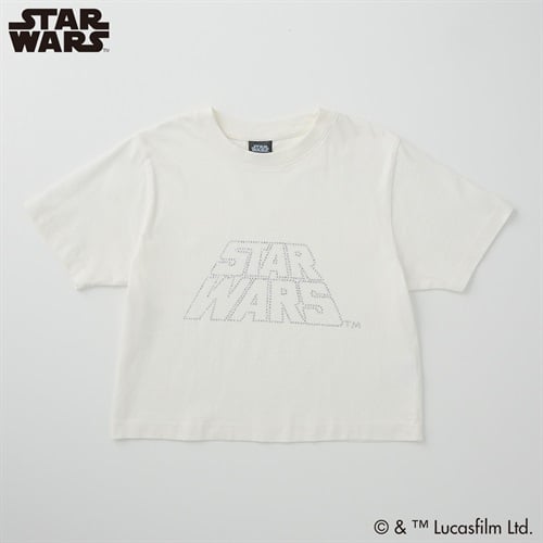 スター・ウォーズ ストーンロゴ短丈半袖Tシャツ レディス Doublefocus(ダブルフォーカス)