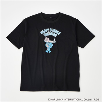 エンジェルブルー日焼けナカムラくんTシャツ レディス Doublefocus(ダブルフォーカス)(クロ-S)
