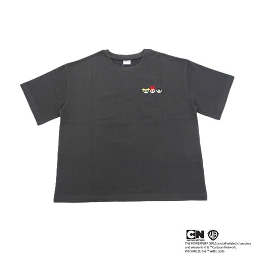 パワーパフガールズ 刺しゅうTシャツ レディス Doublefocus(ダブルフォーカス)