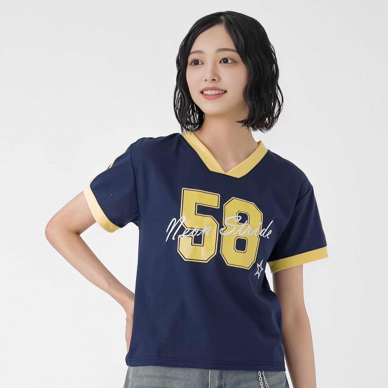 ナンバリングTシャツ レディス Doublefocus(ダブルフォーカス)(コイアオ-S)