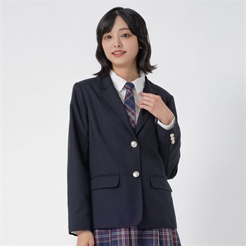 スクールブレザー レディス Doublefocus(ダブルフォーカス)(Ａコイアオ-S)
