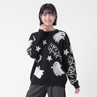 パイルジャガードオバケプルオーバー レディス Doublefocus(ダブルフォーカス)(クロ-S)