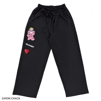 「GLOOMY」スウェットパンツ ユニセックス Doublefocus(ダブルフォーカス)(クロ-M)