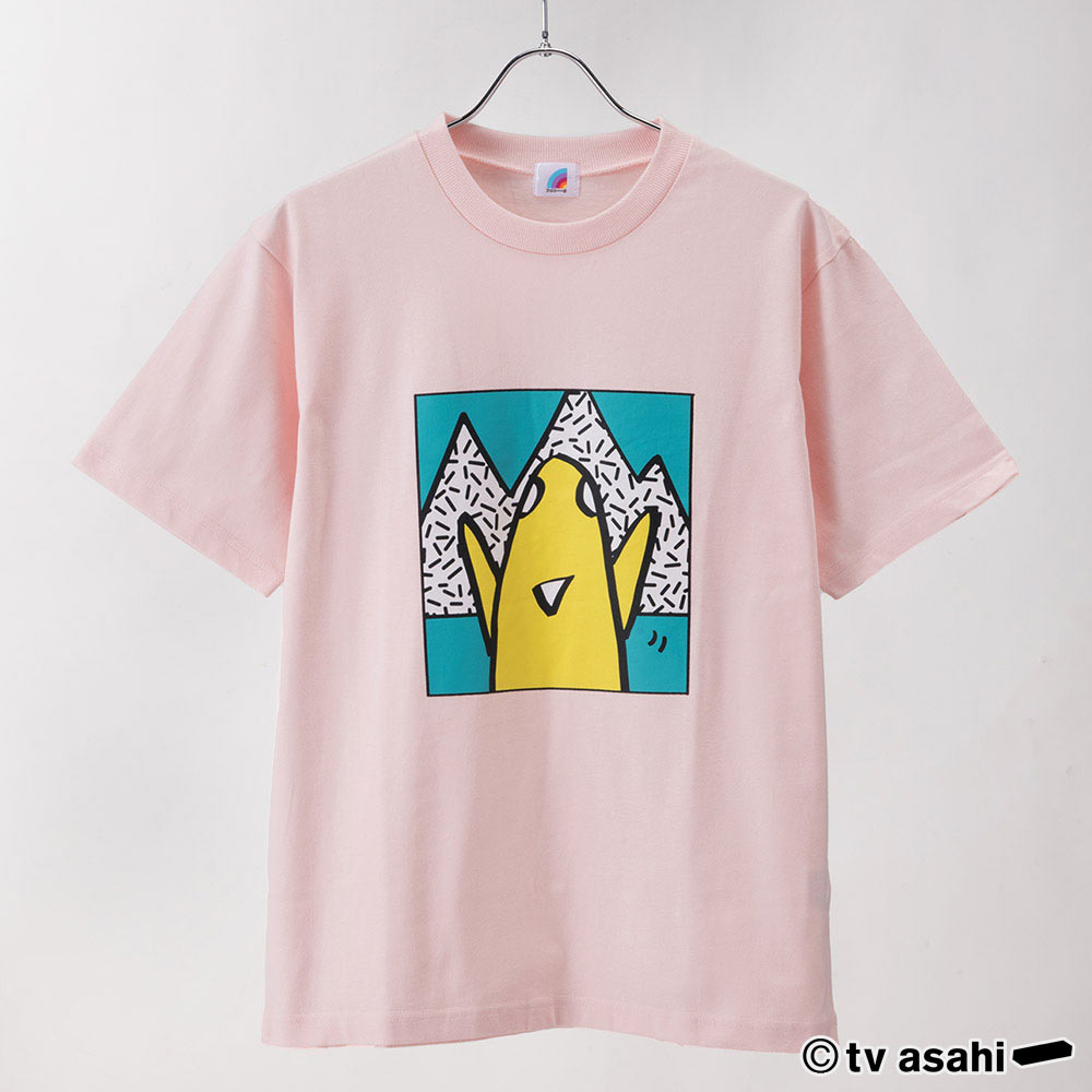絵心ない芸人Tシャツ ボックスプリント 火の輪をくぐるライオン せいや