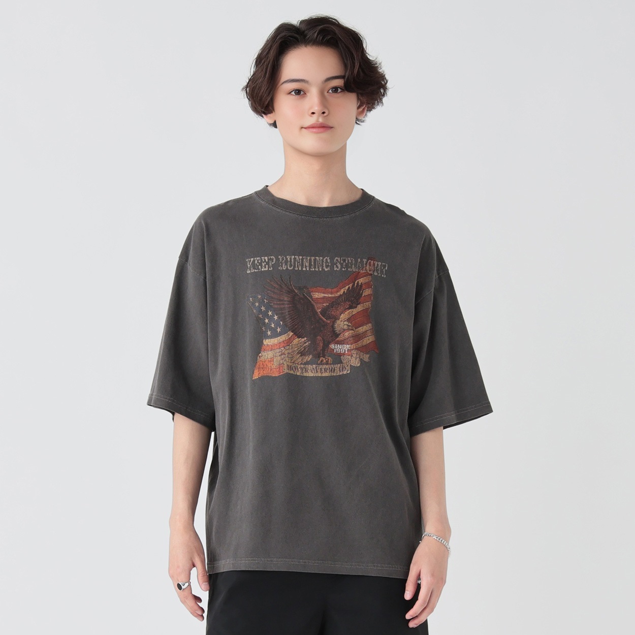 メン100ピグメントTシャツ ユニセックス Doublefocus (ダブル