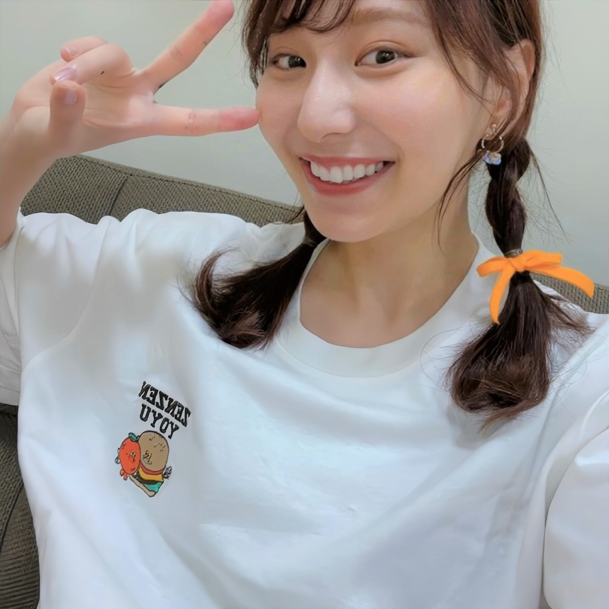 あやんぬファンマTシャツ ユニセックス Doublefocus (ダブルフォーカス)(オフ-L)