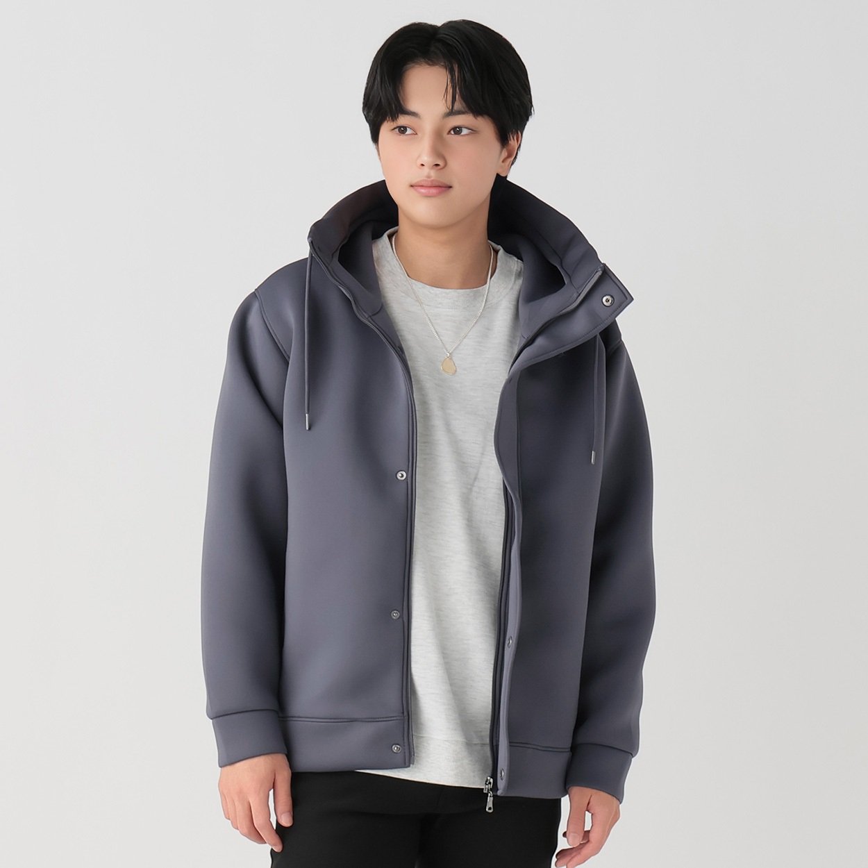 ダンボールフード付きブルゾン メンズ Doublefocus(ダブルフォーカス