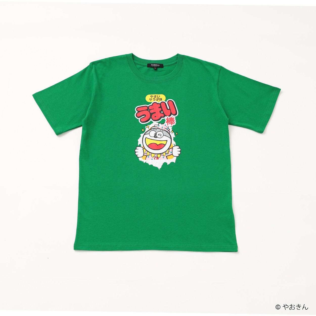 復刻企業コラボTシャツ[うまい棒] メンズ Doublefocus (ダブル