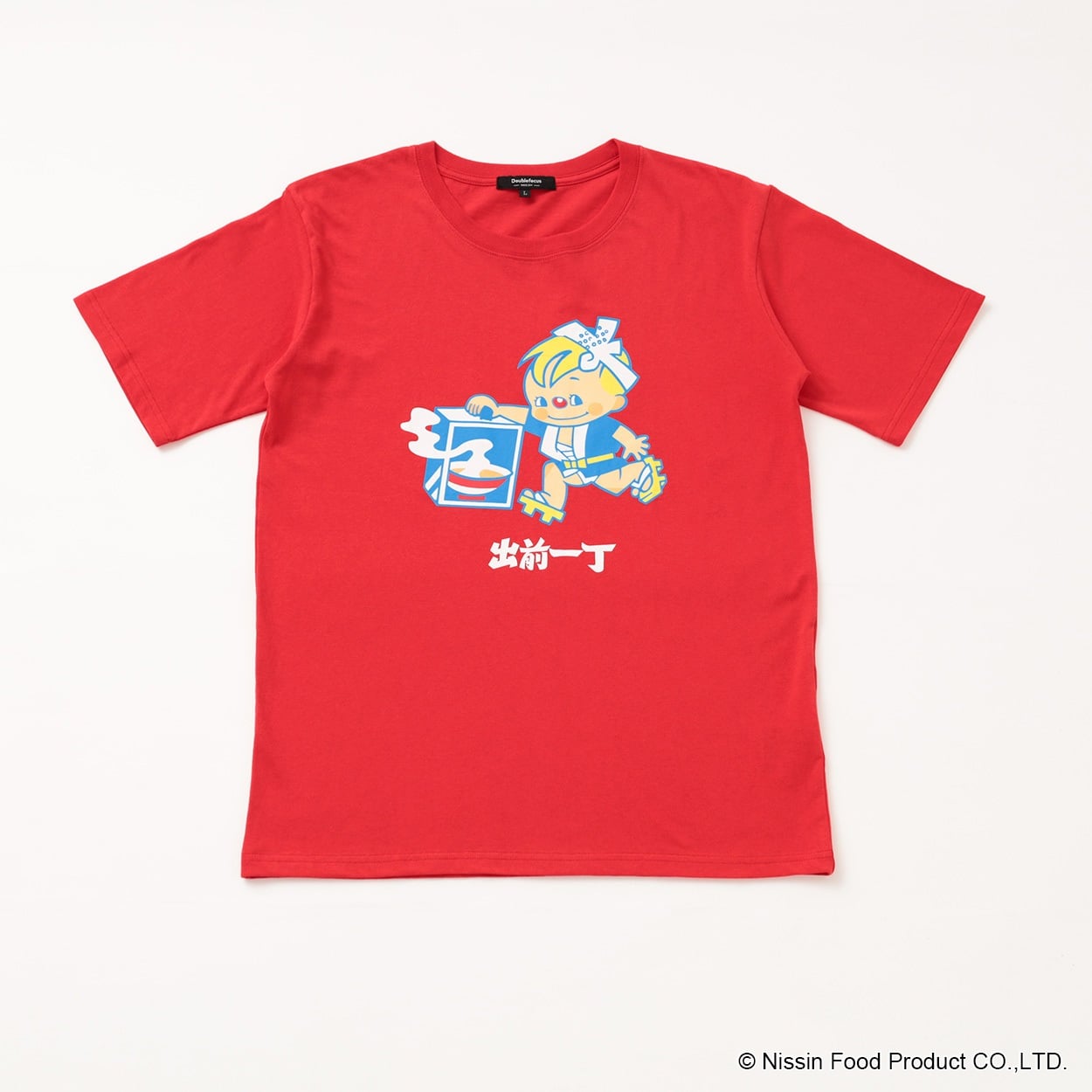 復刻企業コラボTシャツ[出前一丁] メンズ Doublefocus (ダブル