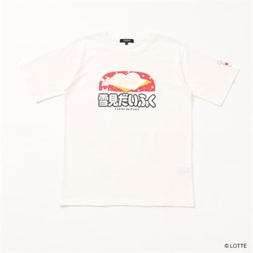 だいふく 復刻企業コラボTシャツ[雪見だいふく] メンズ Doublefocus (ダブル