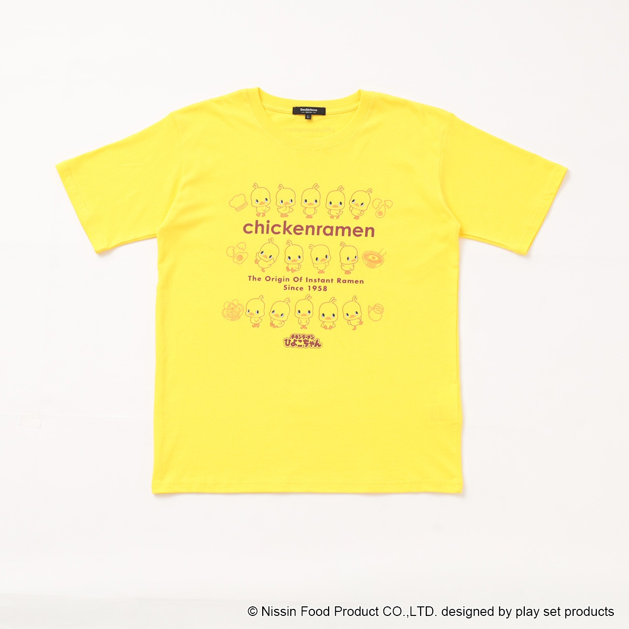 復刻企業コラボTシャツ[チキンラーメン] メンズ Doublefocus (ダブル