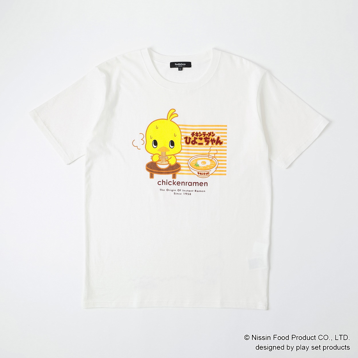 企業コラボTシャツ[チキンラーメン] メンズ Doublefocus(ダブル