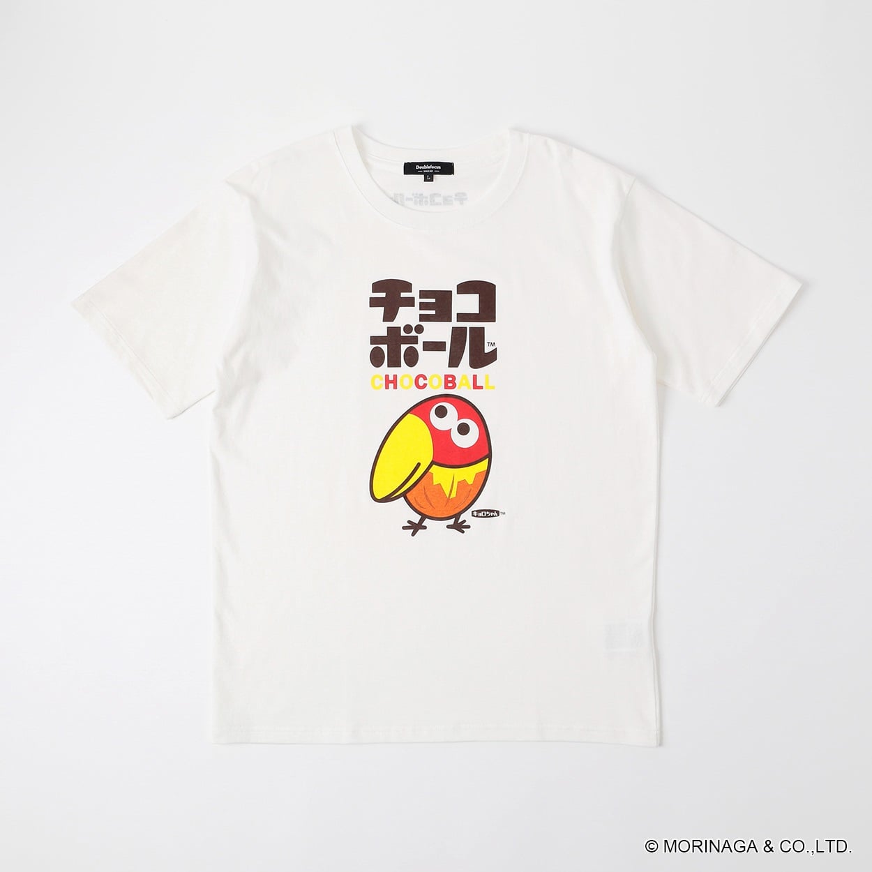 ピョル(⁎ᴗ͈ˬᴗ͈⁎) 企業コラボTシャツ[チョコボール] メンズ Doublefocus(ダブル