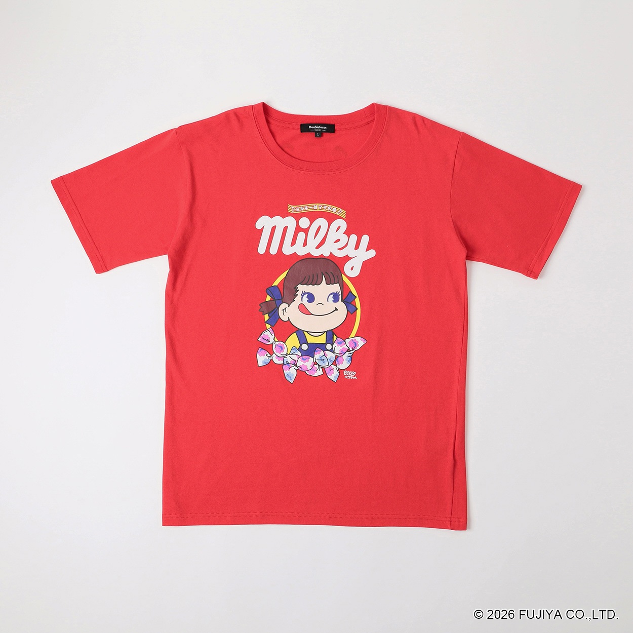 企業コラボTシャツ[ミルキー] メンズ Doublefocus(ダブルフォーカス