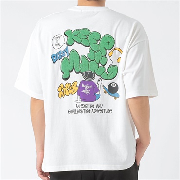 り*♡様 セール】【DOGS】ユニセックスアニマル刺繍ロゴ半袖TEE（Tシャツ タトゥティシャツ新品タグ付き ヒスミニ トップス