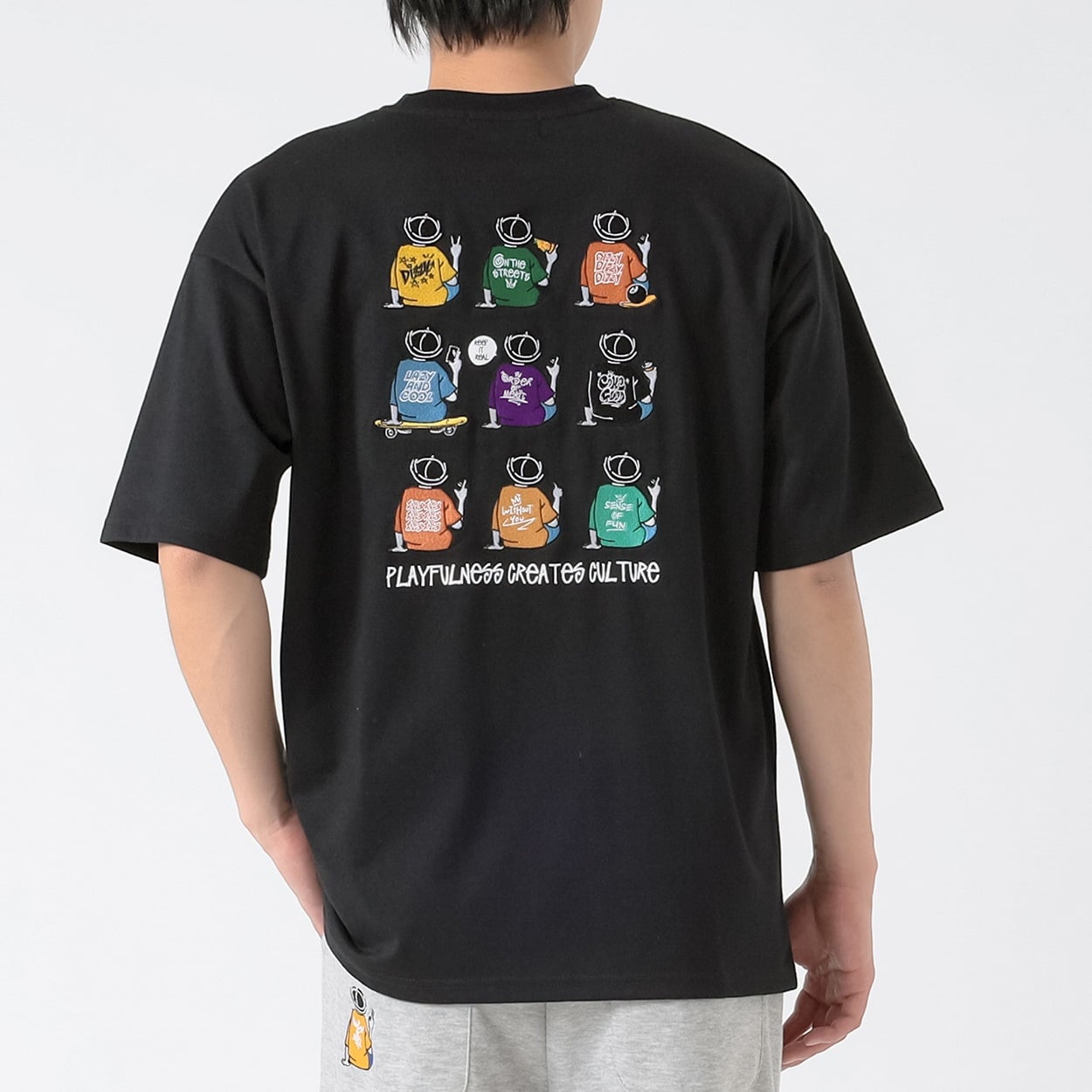 ⭐︎FOTUS⭐︎ Tシャツ DIZZYカラフル半袖Tシャツ メンズ Doublefocus(ダブルフォーカス