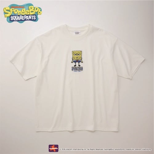 スポンジ・ボブサガラ半袖Tシャツ メンズ Doublefocus(ダブルフォーカス)