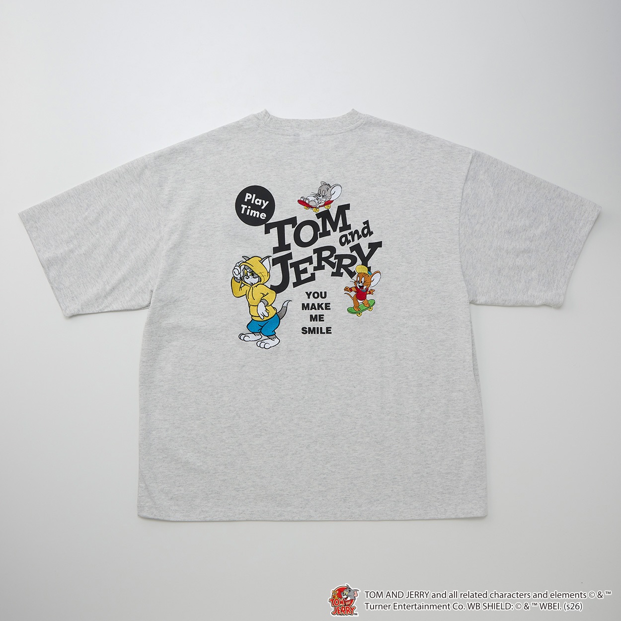 トムジェリ後ろ半袖Tシャツ メンズ Doublefocus(ダブルフォーカス
