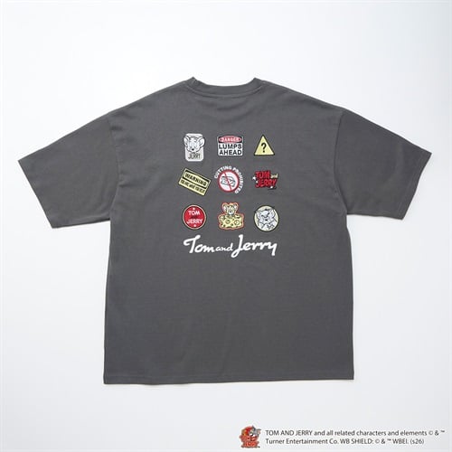 トムジェリ並刺しゅう半袖Tシャツ メンズ Doublefocus(ダブル