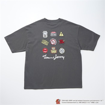 トムジェリ並刺しゅう半袖Tシャツ メンズ Doublefocus(ダブル