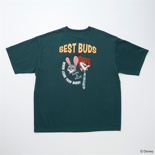 ZOOTOPIA/ニック、ジュディ/ズートピア前サガラ半袖Tシャツ メンズ