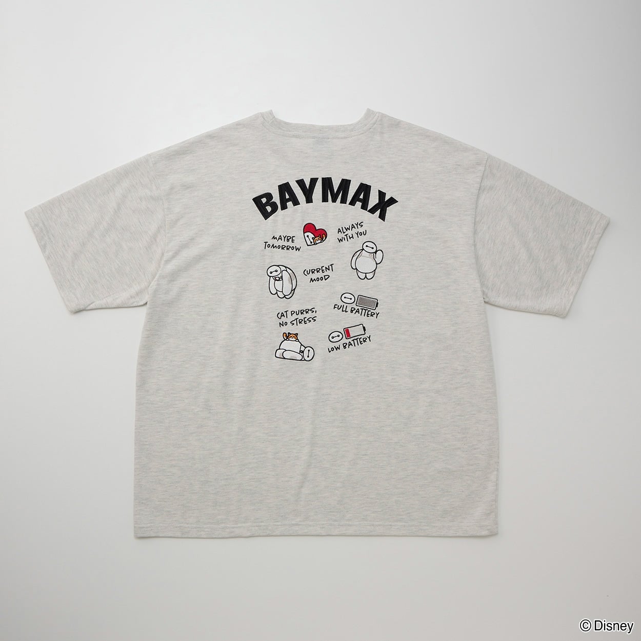 BAYMAX/ベイマックス/ベイマックス後ろ半袖Tシャツ メンズ Doublefocus 