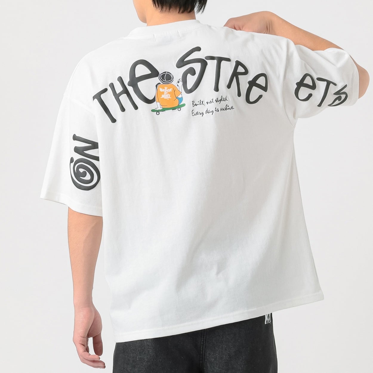 DIZZYバックアーチ半袖Tシャツ メンズ Doublefocus(ダブルフォーカス