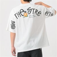 DIZZYバックアーチ半袖Tシャツ メンズ Doublefocus(ダブルフォーカス)(シロ-S)