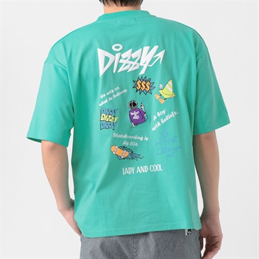 DIZZY飛び刺繍半袖Tシャツ メンズ Doublefocus(ダブルフォーカス