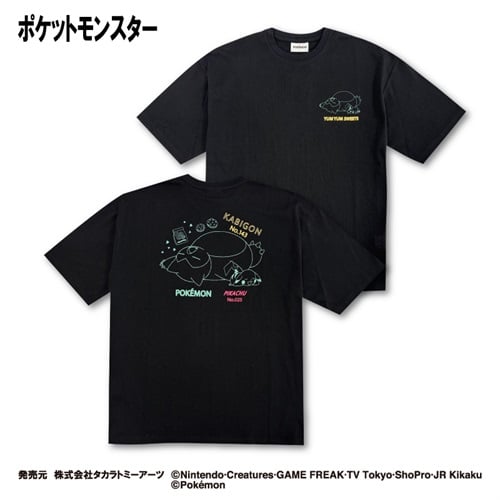 半袖Tシャツ(カビゴン＆ピカチュウ)(TVアニメ「ポケットモンスター