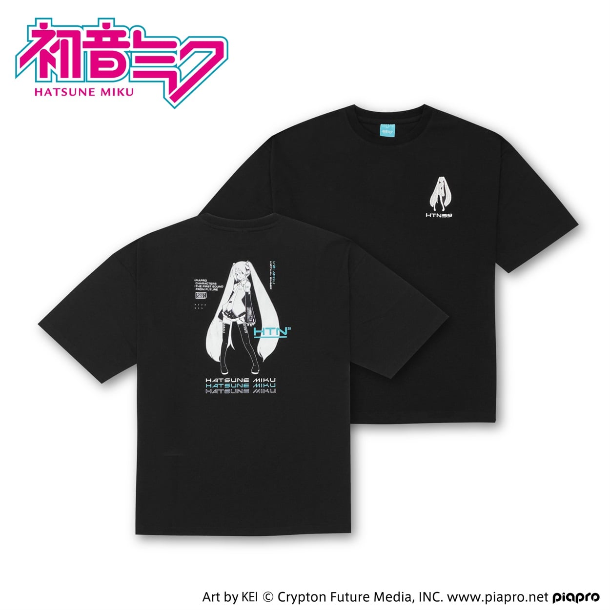 mikuさん専用セラムンTシャツ二枚^^ 初音ミク」プリントTシャツ 〈胸元刺しゅう入り〉 Doublefocus(ダブル