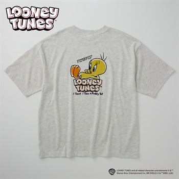 シアターグラフィックTシャツ メンズ Doublefocus(ダブルフォーカス)(Ａシロ(トウィーティ)-S)