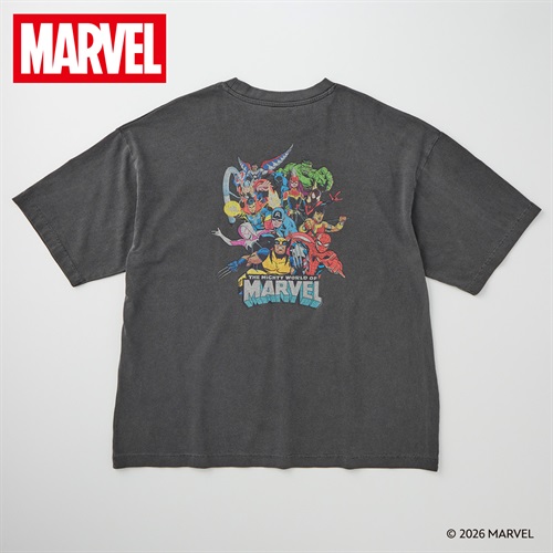 シアターグラフィックTシャツ メンズ Doublefocus(ダブルフォーカス)(モノトーンB(マーベルA)-S)
