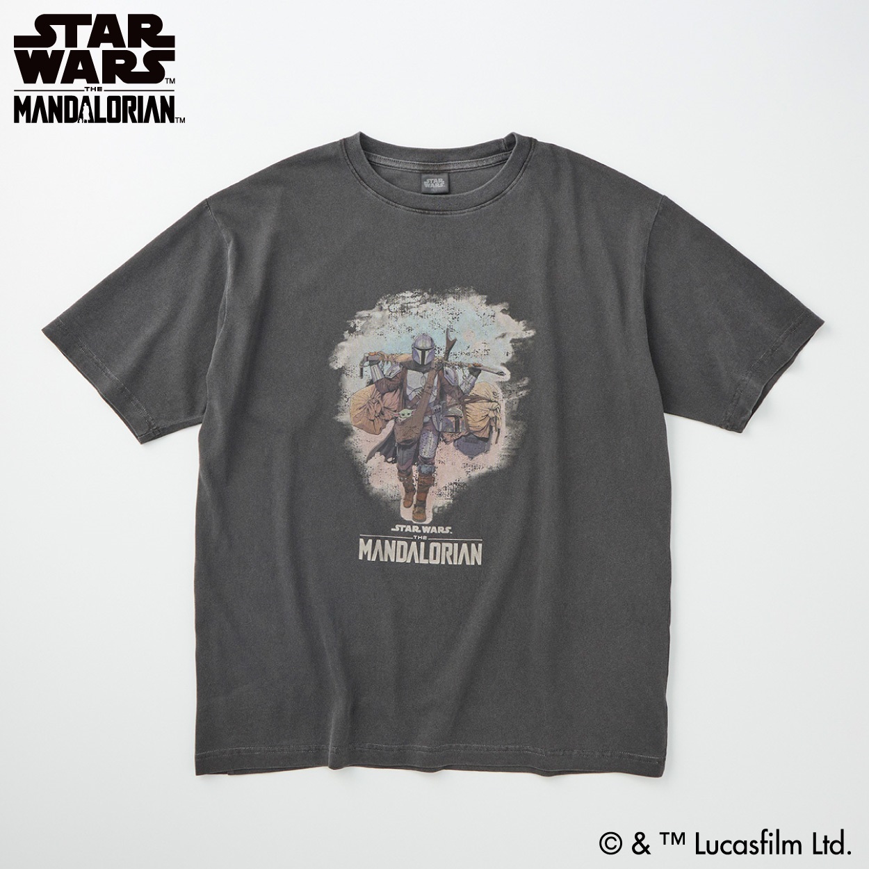 スター・ウォーズ マンダロリアン Tシャツ 2枚セット スター・ウォーズ マンダロリアン半袖Tシャツ メンズ Doublefocus