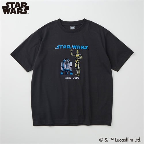 スター・ウォーズ 静電気フロッキーTシャツ メンズ Doublefocus(ダブルフォーカス)
