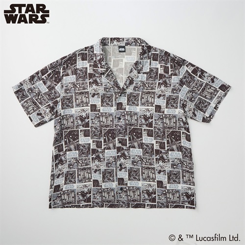 スター・ウォーズ 総柄シャツ メンズ Doublefocus(ダブルフォーカス)