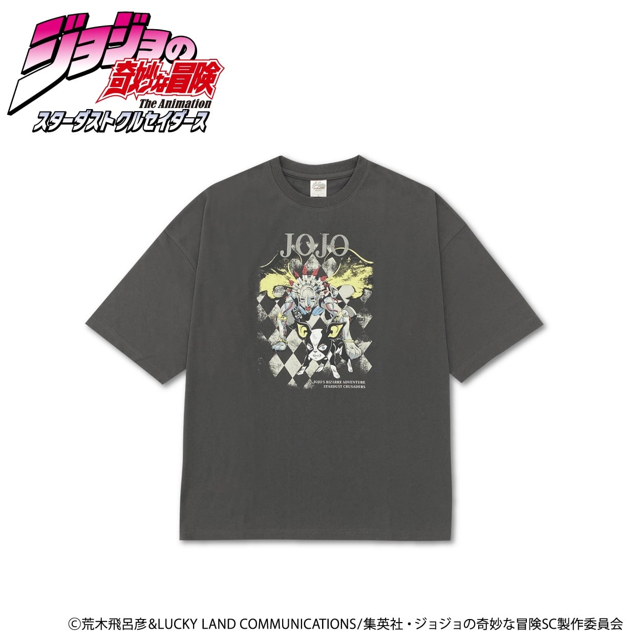 メンズ 半袖Tシャツ「イギー」(アニメ『ジョジョの奇妙な冒険