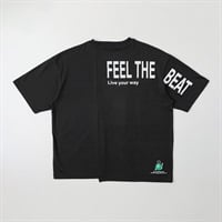 DIZZY切り替え半袖Tシャツ メンズ Doublefocus(ダブルフォーカス)(クロ-S)