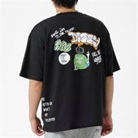 DIZZYOE天竺脇ロゴT メンズ Doublefocus(ダブルフォーカス)(クロ-S)