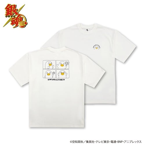 「エリザベス」半袖Tシャツ B（TVアニメ『銀魂』）メンズ Doublefocus(ダブルフォーカス)