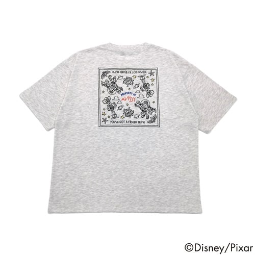 トイ・ストーリー バンダナ風半袖Ｔシャツ メンズ Doublefocus(ダブルフォーカス)