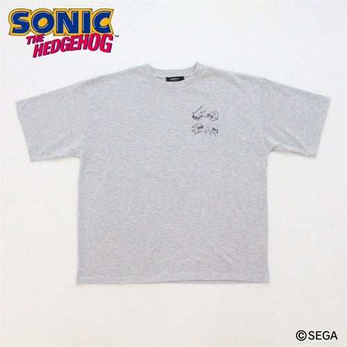 ソニック ロゴ散りばめTシャツ メンズ Doublefocus(ダブルフォーカス)