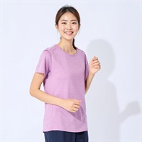 トップバリュ PEACE FIT COOL(ピースフィットクール) 材を用い､接触冷感･吸汗速乾･UV対策 REGULARFIT半袖Tシャツ レディス