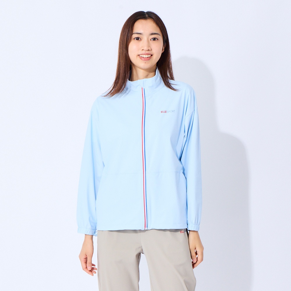 ELLE SPORT(エルスポーツ) スタンドジャケット ストレッチ 吸水速乾  
